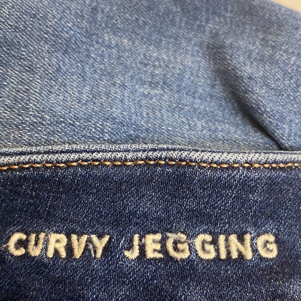 American Eagle Curvy Jegging Jeans Short - Picture 6 of 7